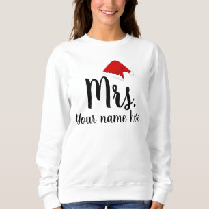 Personalised Mrs. Santa Sweatshirt
