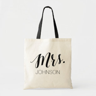 Personalised Mrs Tote Bag