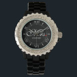 Personalised Mrs. Wife Bride His Hers Newly Weds Watch<br><div class="desc">A classic monogram for Mr. and Mrs. for newly weds established couples mum dad girlfriend or boyfriend. A perfect last minute fashion watch gift idea. Mr. and Mrs. Husband Wife His Hers Newly Weds on a custom gift to wear or to share. Use the "Ask this Designer" link to contact...</div>