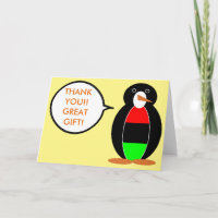 Personalised Ms Penguin African Diaspora Talking