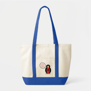 Personalised Ms. Penguin Albania Tote Bag