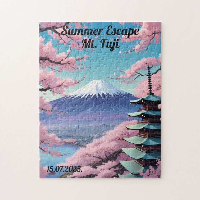 Personalised Mt. Fuji Puzzle (Vertical)