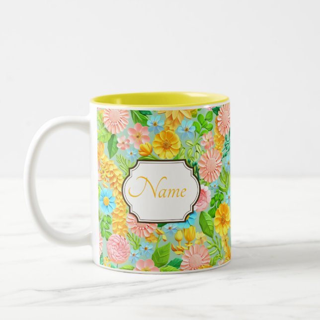 Personalised Mug, Custom made mug, Mug with name,  (Left)