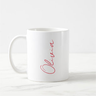 Personalised mug, custom mug, calligraphy name,  coffee mug