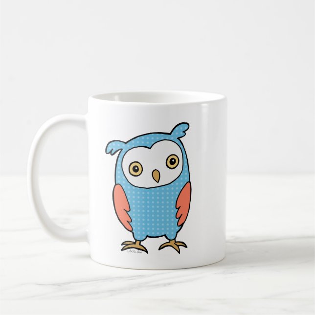 Personalised Mug Cute Funny Owl Mug Custom Owl Mug (Left)