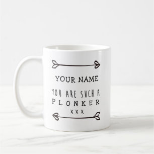 Personalised Mug - Plonker - Funny Mug