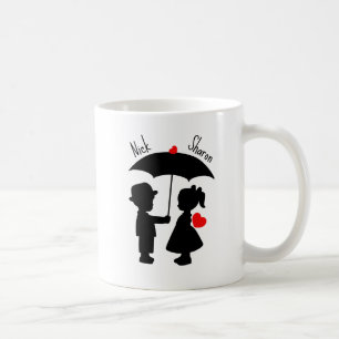 Personalised mug with couple name
