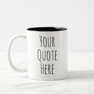 Personalised Mugs | Add Your Own Text