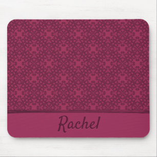 Personalised mulberry pattern mouse mat