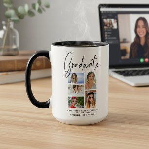 Personalised Multi Photo Graduation Gift Mug