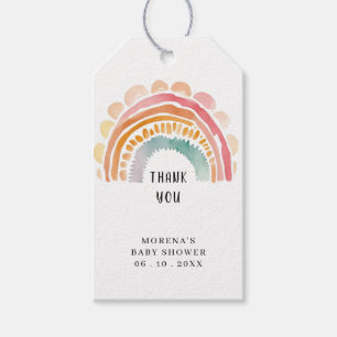 Personalised Multicolored Rainbow Design Gift Tags