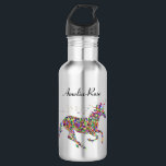 personalised multicolored unicorn 532 ml water bottle<br><div class="desc">Personalise this magical,  multicolored unicorn design easily,  to the name of your choice. Matching Lunchbox available.</div>