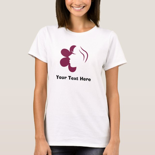 Personalised Multiple Myeloma Awareness Ribbon T-Shirt (Front)
