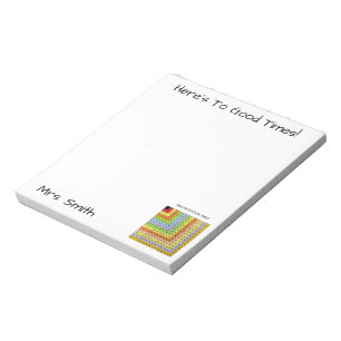 Personalised "Multiplication Chart" Notepad