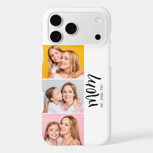 Personalised Mum 3 Photo Year Established Modern