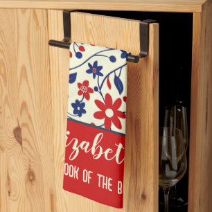 Personalised Mum Cook Kitchen Set Tea Towel