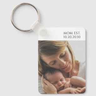 Personalised Mum Established Key Ring
