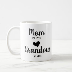 Personalised Mum, Grandma, First Time Grandma Coffee Mug