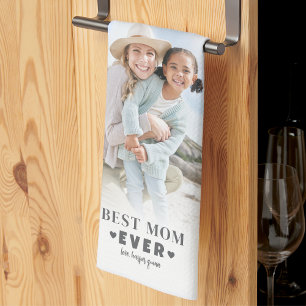 Personalised Mum Photo Collage Tea Towel