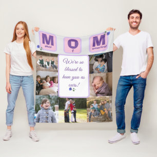 Personalised Mum Photo Fleece Blanket