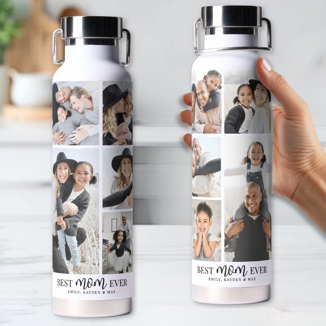 Personalised Mum Photo Water Bottle (Personalized Mom Photo Water Bottle)
