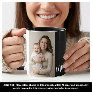 Personalised Mum Photo Year Established Coffee Mug