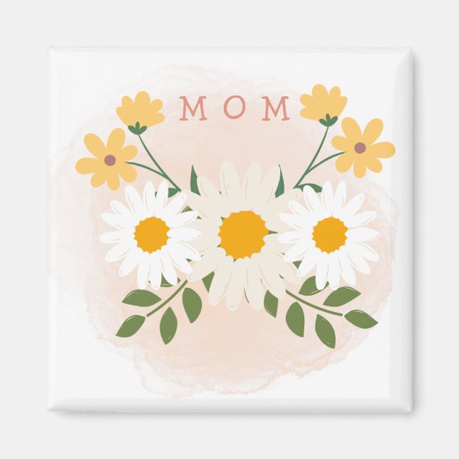 Personalised Mum Refrigerator Magnet Mothers Day (Front)