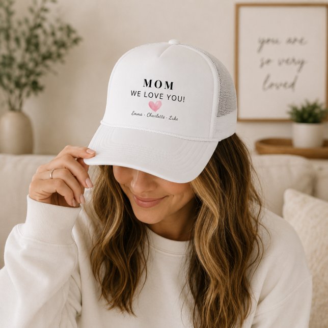 Personalised Mum We Love You Gift Hat (Creator Uploaded)