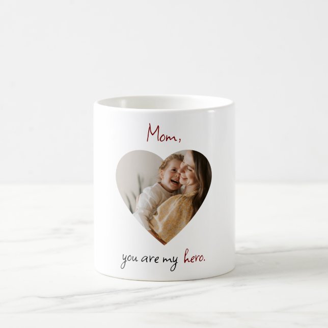 Personalised 'Mum You Are My Hero' Mug (Center)