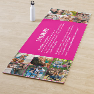Personalised Mummy Definition 12 Photo Collage Yoga Mat