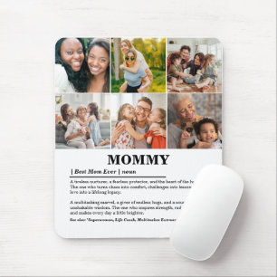 Personalised Mummy Definition 6 Photo Collage Mouse Mat
