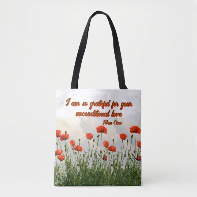 Personalised Mummy name flores B Tote Bag (Front)