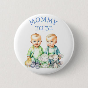 Personalised Mummy to be Baby Shower Button