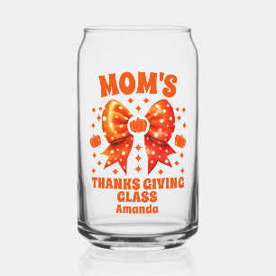 Personalised Mum's Thanksgiving Can Glass