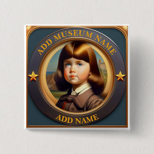 Personalised Museum Guide & Docent Button