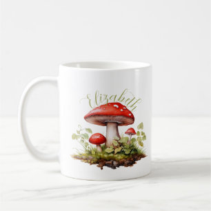 Personalised Mushroom  Coffee Mug