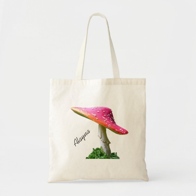 Personalised Mushroom Tote Bag (Front)