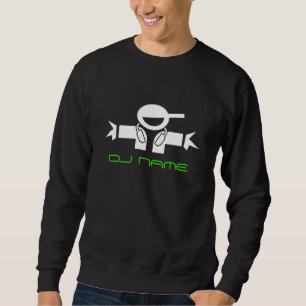 Personalised Music DJ sweatshirt   Add deejay name