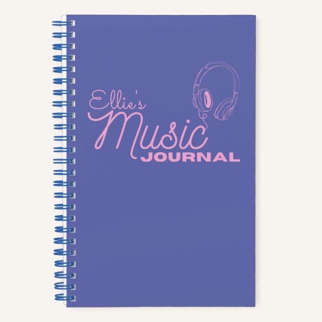 Personalised Music Journal (Front)