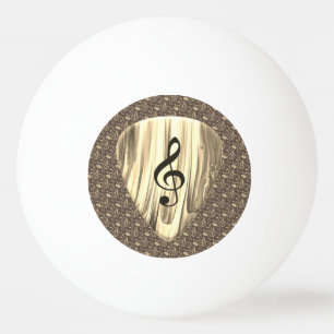 Personalised Music Note Guitar Pick Ping Pong Ball