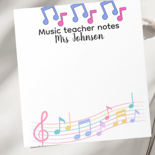 Personalised music teacher music note teacher day