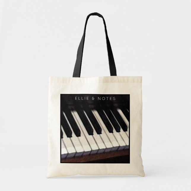 Personalised Music Tote Bag (Front)