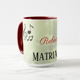 Personalised Musical Matriarch Mother Mug