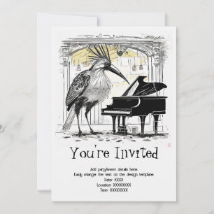 Personalised Musical Soiree Invitation