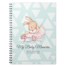 Personalised MY BABY MEMORIES - Rabbit Ballerina