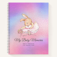 Personalised MY BABY MEMORIES - Rabbit Ballerina