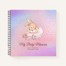 Personalised MY BABY MEMORIES - Rabbit Ballerina