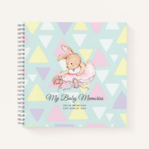 Personalised MY BABY MEMORIES - Rabbit Ballerina