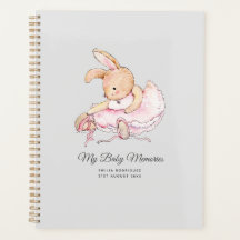 Personalised MY BABY MEMORIES - Rabbit Ballerina