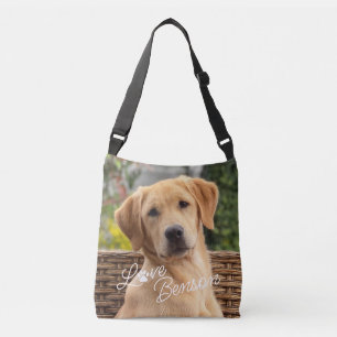 Personalised My Best Friend Photo Love Paw Crossbody Bag